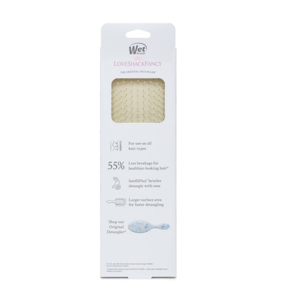 Wet Brush x LoveShackFancy Paddle Detangler Hair Brush - Everblooming Rosettes - Picture 3 of 4